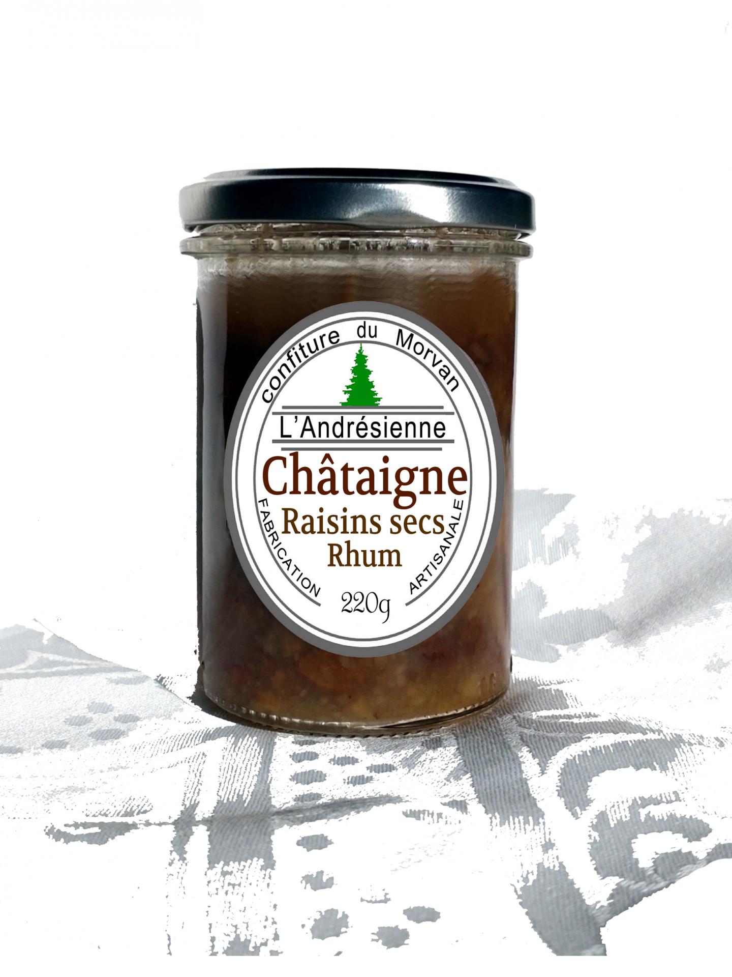 Pot chataignes rhum raisin