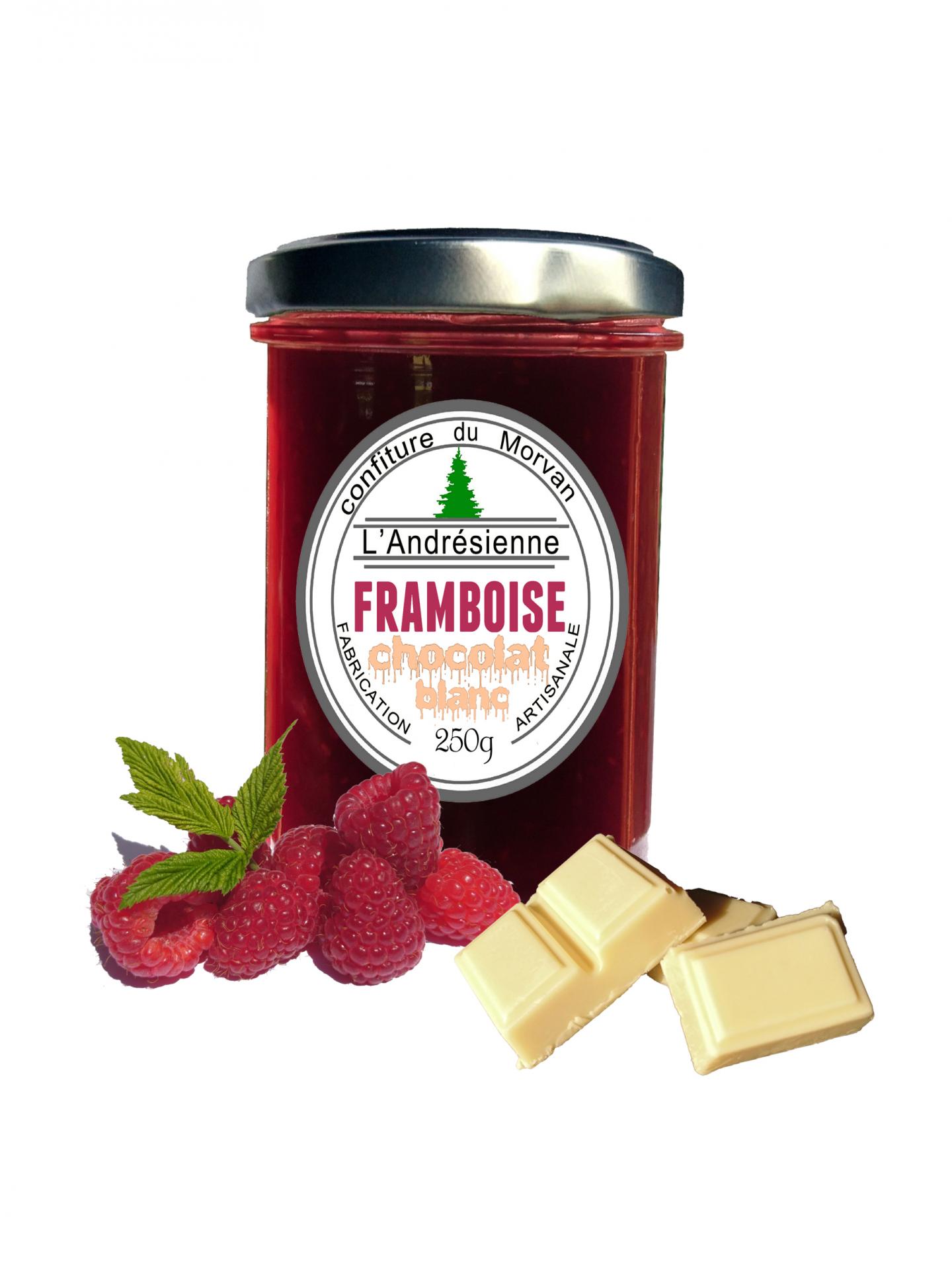 Pot framboise chocolat blanc 02