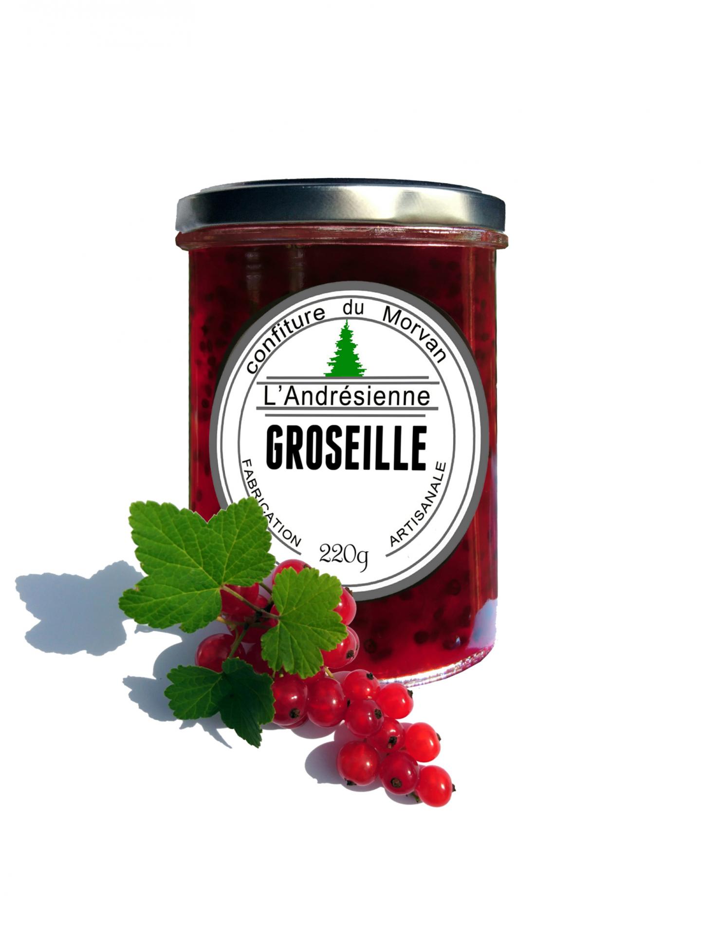 Pot groseille 220g