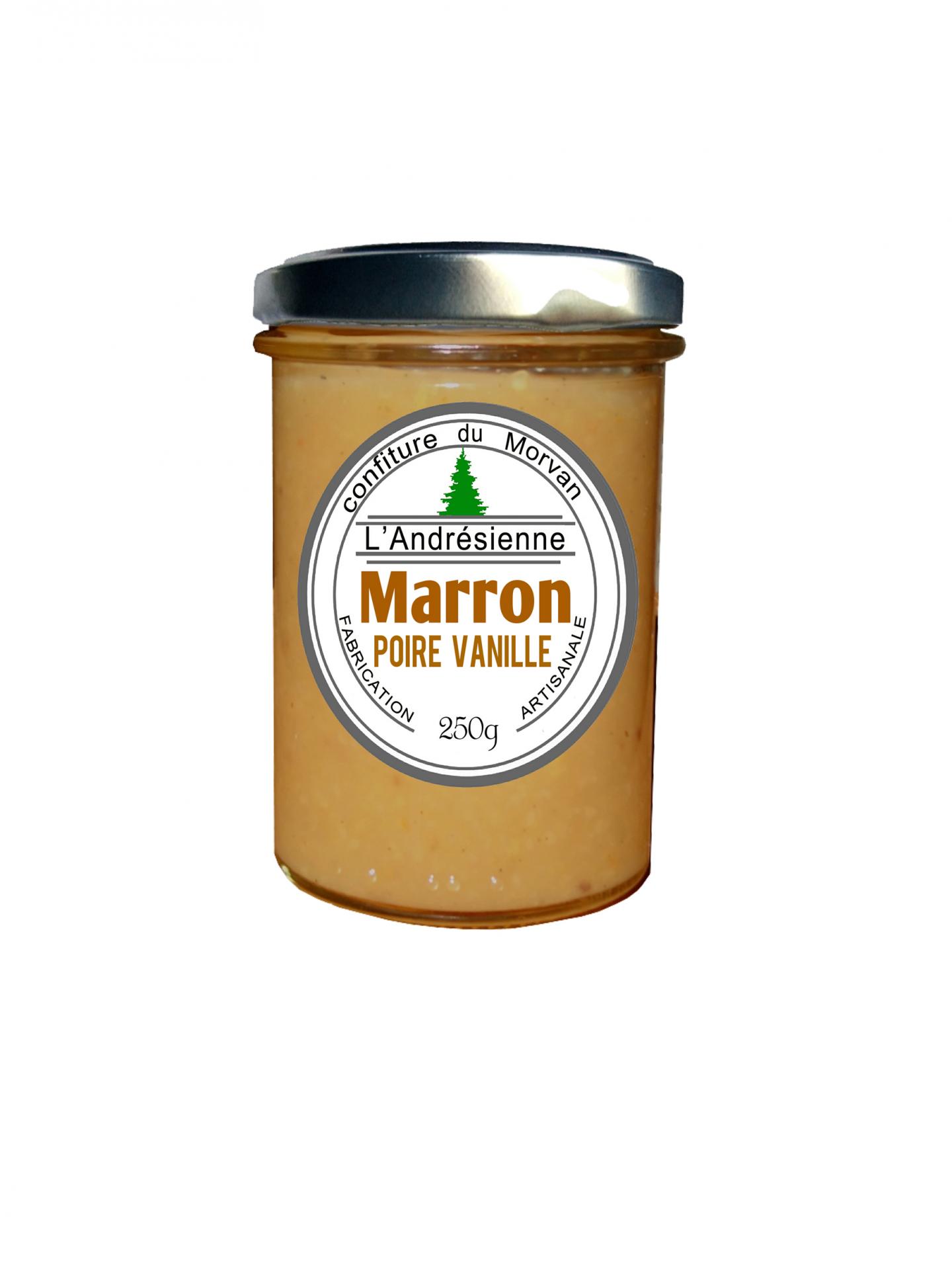 Pot marron poire vanille